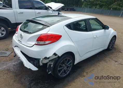 2017 Hyundai Veloster из США, поврежденный, VIN KMHTC6AD2HU306769